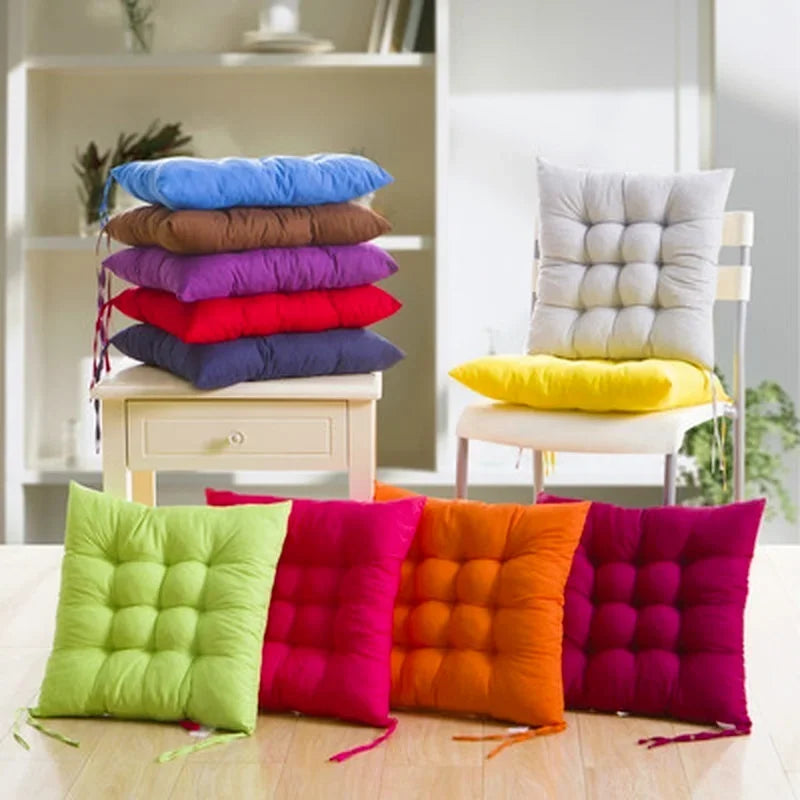 Non-Woven Anti-Slip Square Seat Cushion – Soft Padded Chair Pad 35×35cm