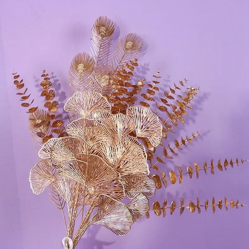 Artificial Silk Eucalyptus Rose for Indoor Wedding & Home Decoration