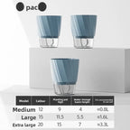Transparent Self-Watering Hydroponic Plant Pot