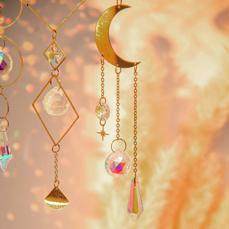 Crystal Dreamcatcher Sun Catcher Wall & Garden Hanging Decor