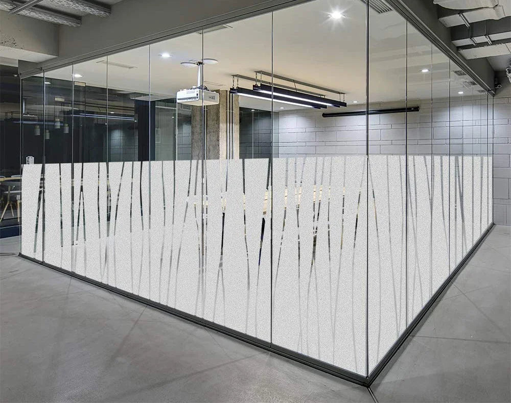 3D Matte Privacy Window Film Frosted Static Cling Glass Cover