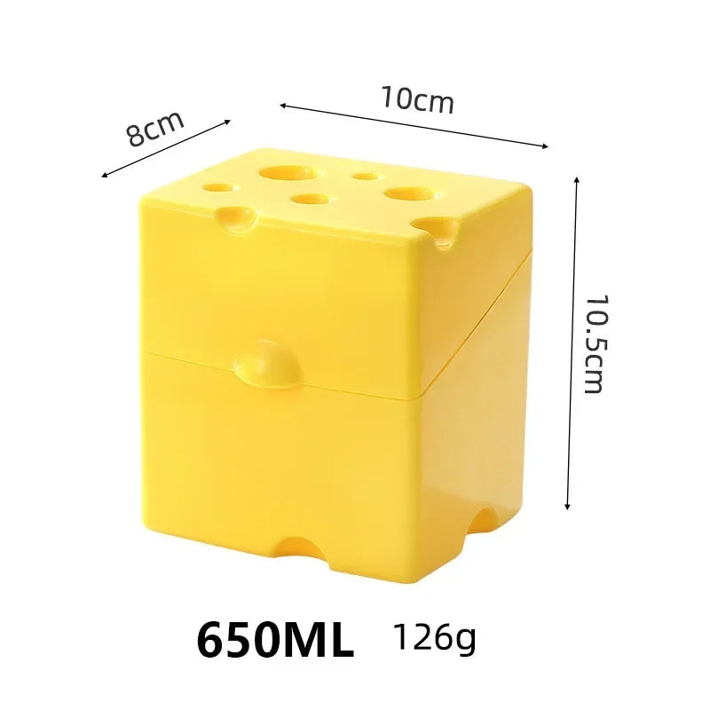 Modern Cheese Crisper – Reusable Refrigerator Food Storage Box