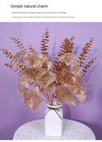 Artificial Silk Eucalyptus Rose for Indoor Wedding & Home Decoration