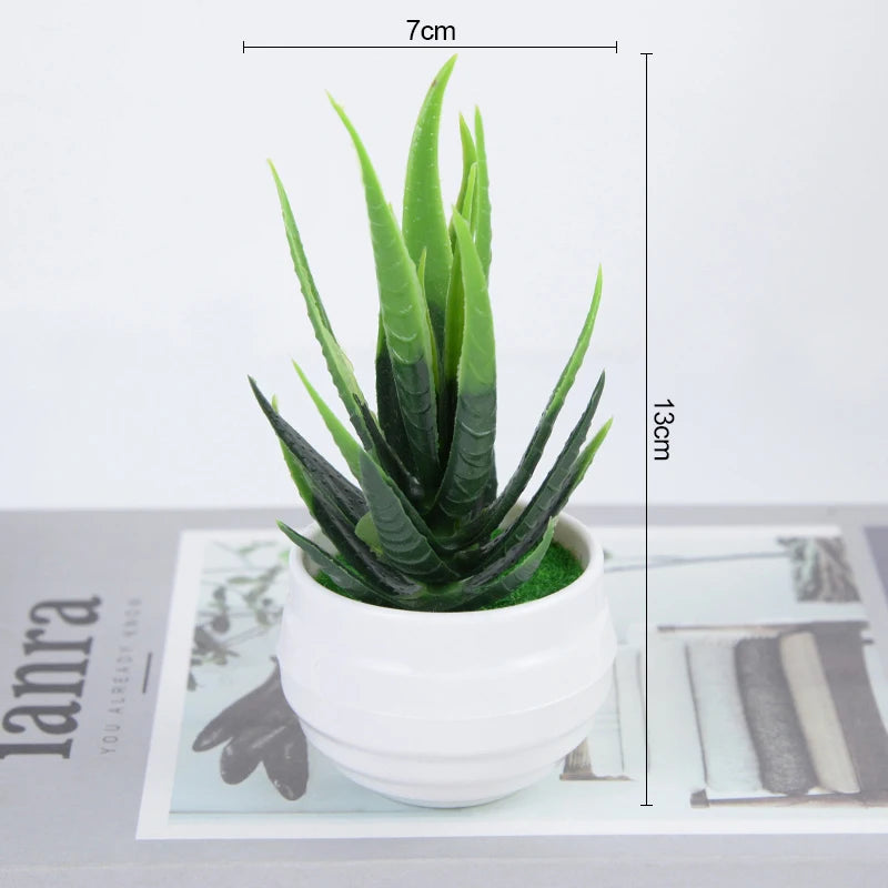 Artificial Bonsai Small Tree – Desktop Potted Decor