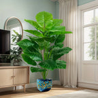 100cm Lifelike Artificial Palm Tree – 18 Leaves (1pc)
