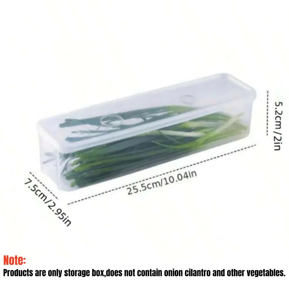 PP Plastic Refrigerator Storage Box – Stackable Fridge Organizer with Lid