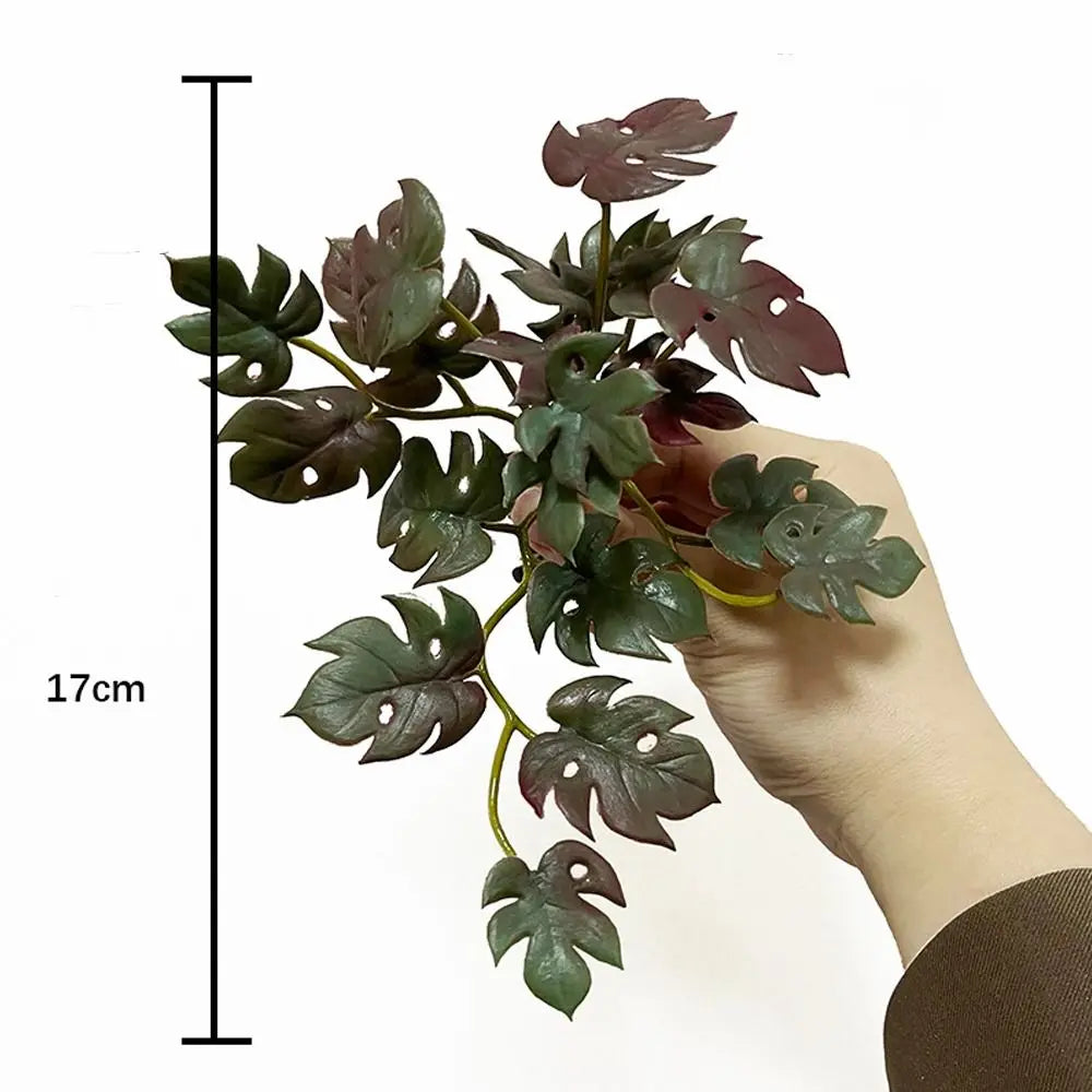 Artificial Mini Copper Coin Grass Plant for Decor