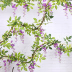 Artificial Wisteria Rattan Strings Indoor & Outdoor Bridal Shower Decor