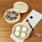 Eco-Friendly Bamboo Steamer – Durable & Multi-Purpose Kitchen Tool
