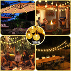 Solar LED Ball String Lights 5M IP65 Waterproof Holiday Decor