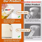 2-in-1 Oil Sprayer & Pourer – Refillable Kitchen Oil Dispenser Bottle