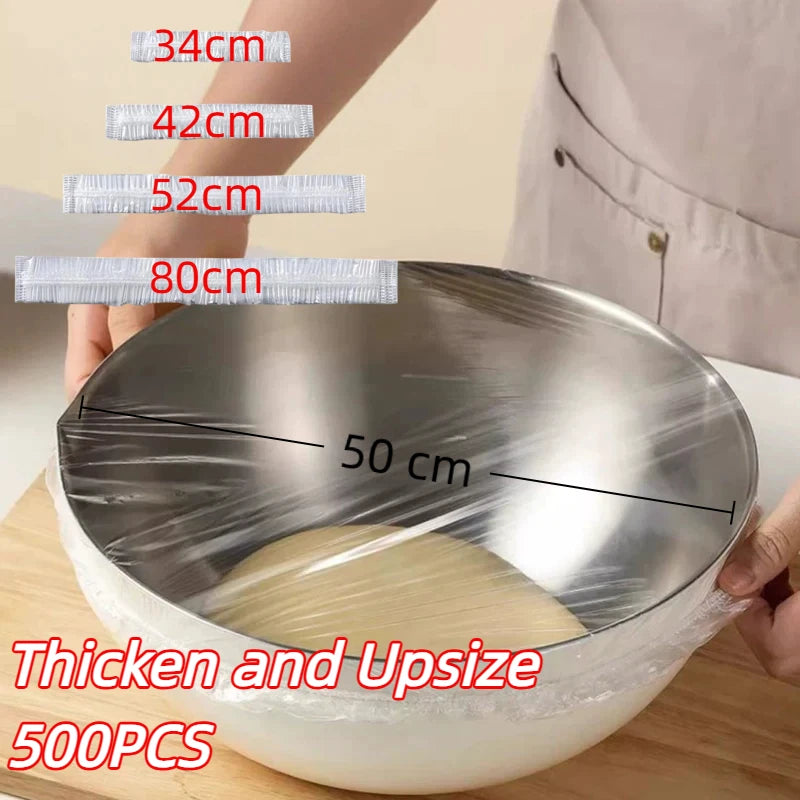 PE Vacuum-Sealed Bowl Covers – Food Freshness & Multi-Purpose Use