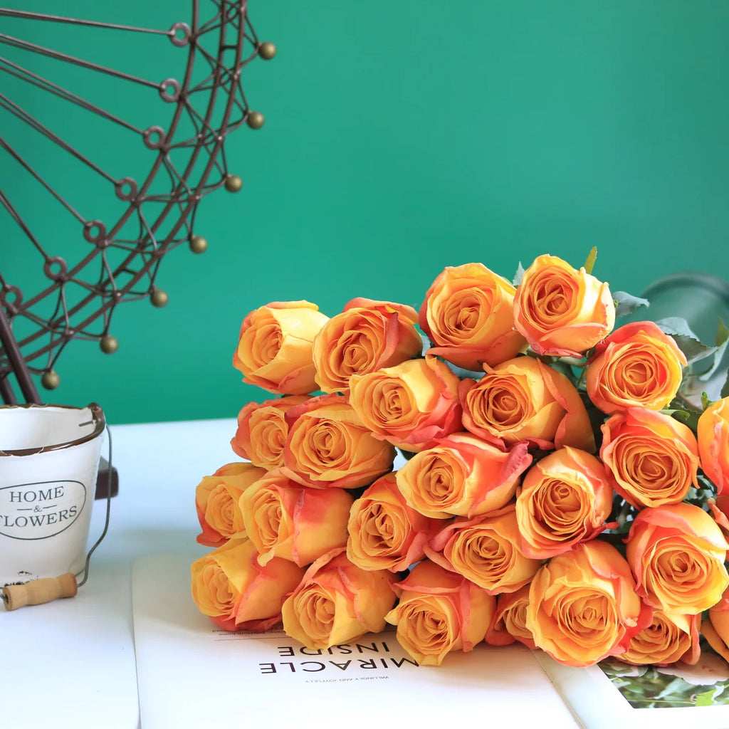 Artificial Silk Rose Flower Indoor Bridal Shower & Event Decoration