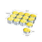 24-Pack Vanilla Cream Scented Tealight Candles – Relaxing & Aromatic