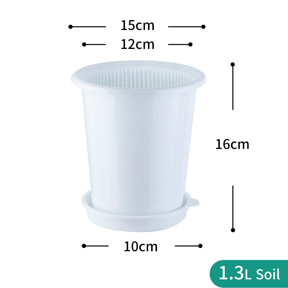 Double Layer Mesh Orchid Pot with Drainage Holes