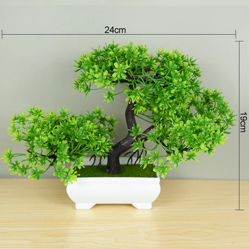 Artificial Bonsai Small Tree – Desktop Potted Decor