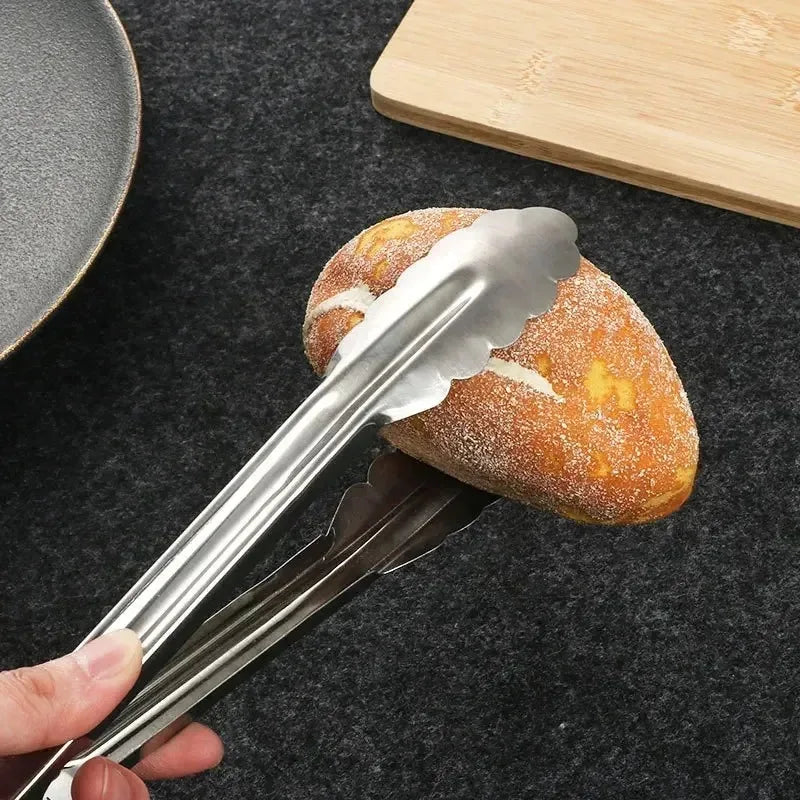 Eco-Friendly Stainless Steel Kitchen Tongs – Food Clip & BBQ Tool