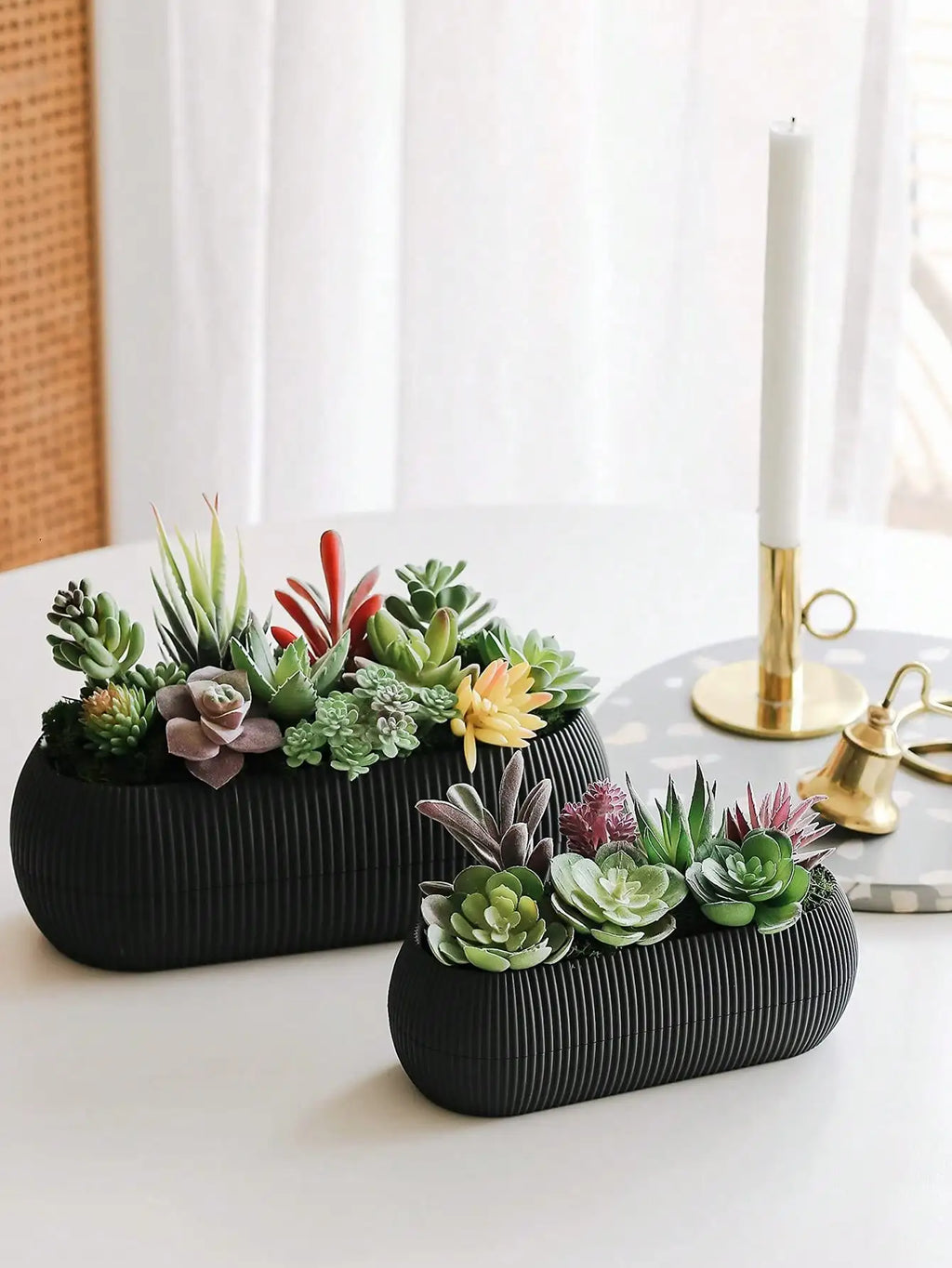 Artificial Grass Plant Desktop Outdoor Decoration for Bridal Shower