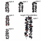 175cm Halloween Rose Leaf Vine Decor