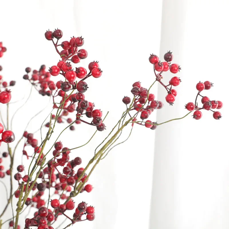 72cm Artificial American Cranberry Berry Foam Branch