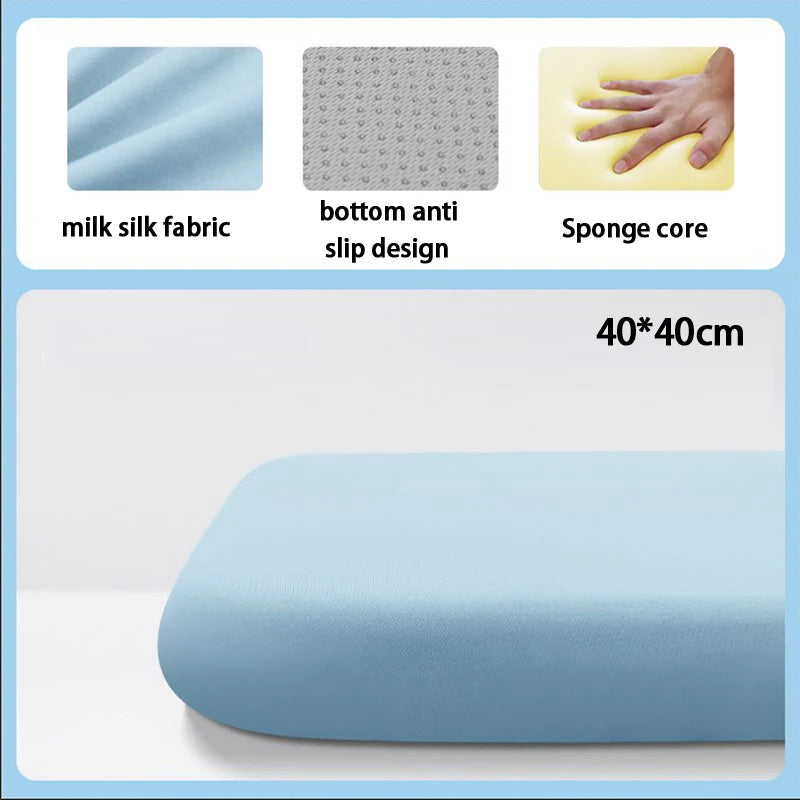 Memory Foam Seat Cushion Knit Cover Polyester Cotton 40x40/45x45 cm