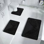 Fashion Soft Microfiber Bath Rug – Non-Slip Quick Dry Absorbent Bathroom Mat