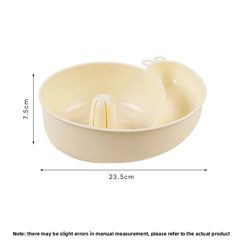 2-in-1 Snail-Shaped Fruit Washing & Juicing Device
