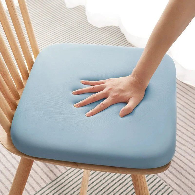 Memory Foam Seat Cushion Polyester Cotton Knit Cover 40x40/45x45 cm