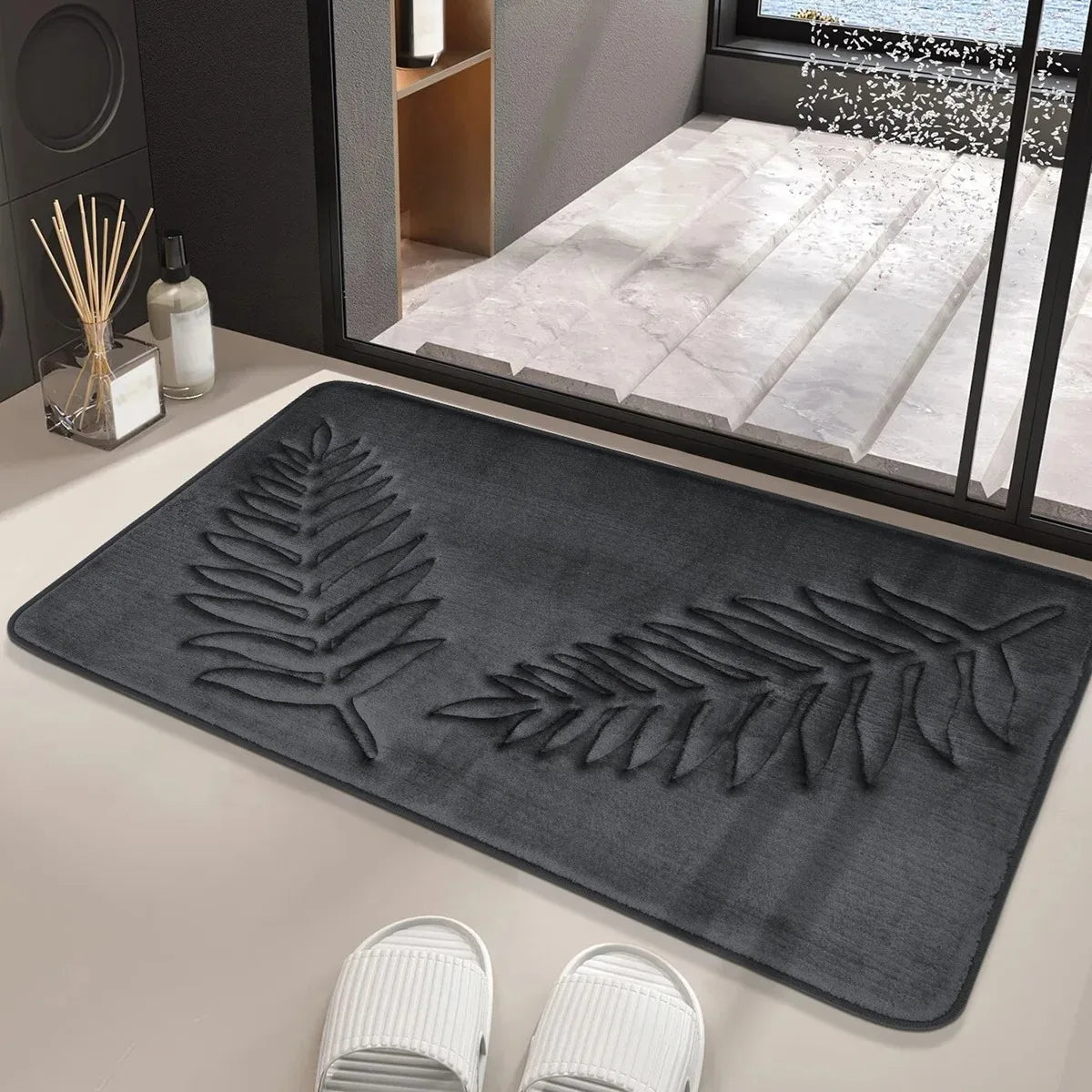 3 Piece Memory Foam Bathroom Mat Set – Ultra Soft & Non-Slip