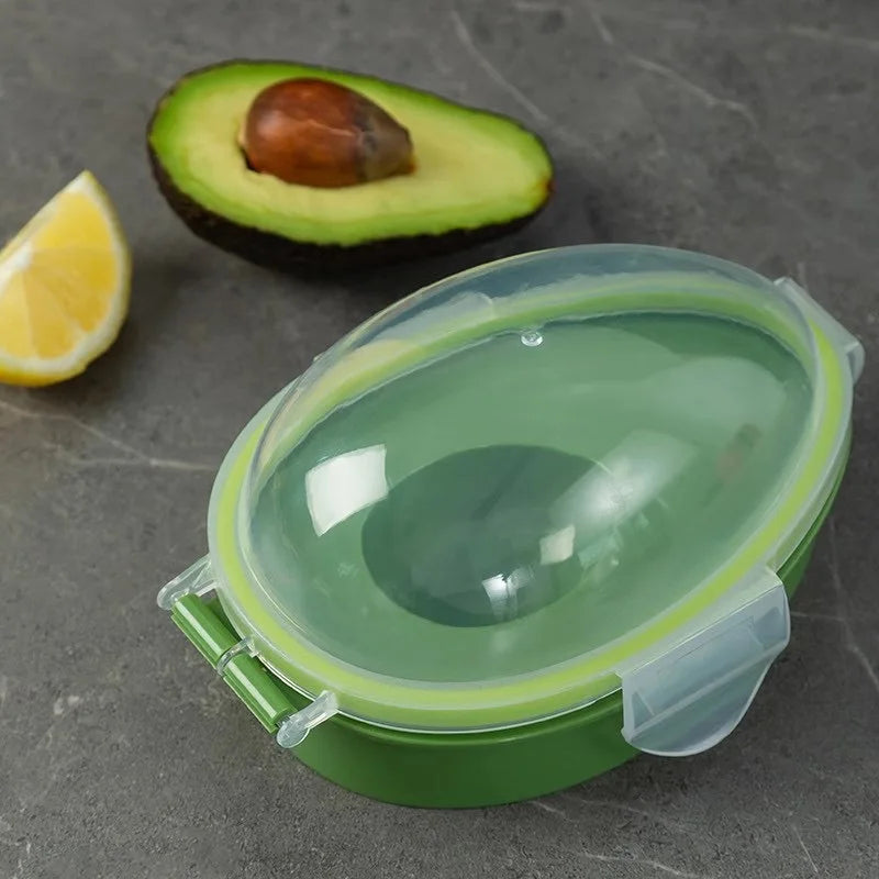 Avocado Preservation Box with Silicone Sealing Ring – Modern Style, Food Storage