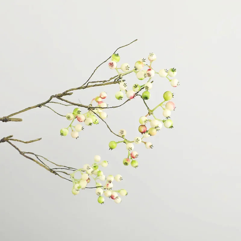 72cm Artificial American Cranberry Berry Foam Branch