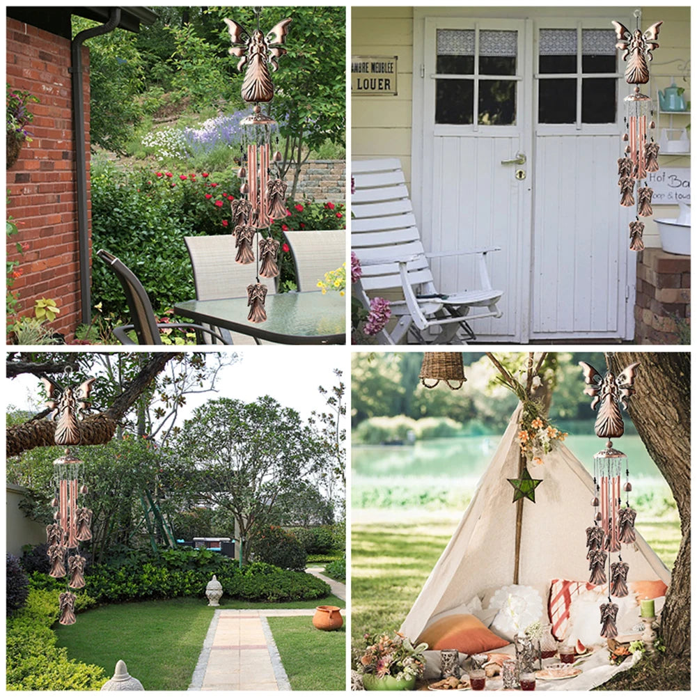 HobbyLane Rose Gold Wind Chimes Handmade Outdoor & Indoor Decor