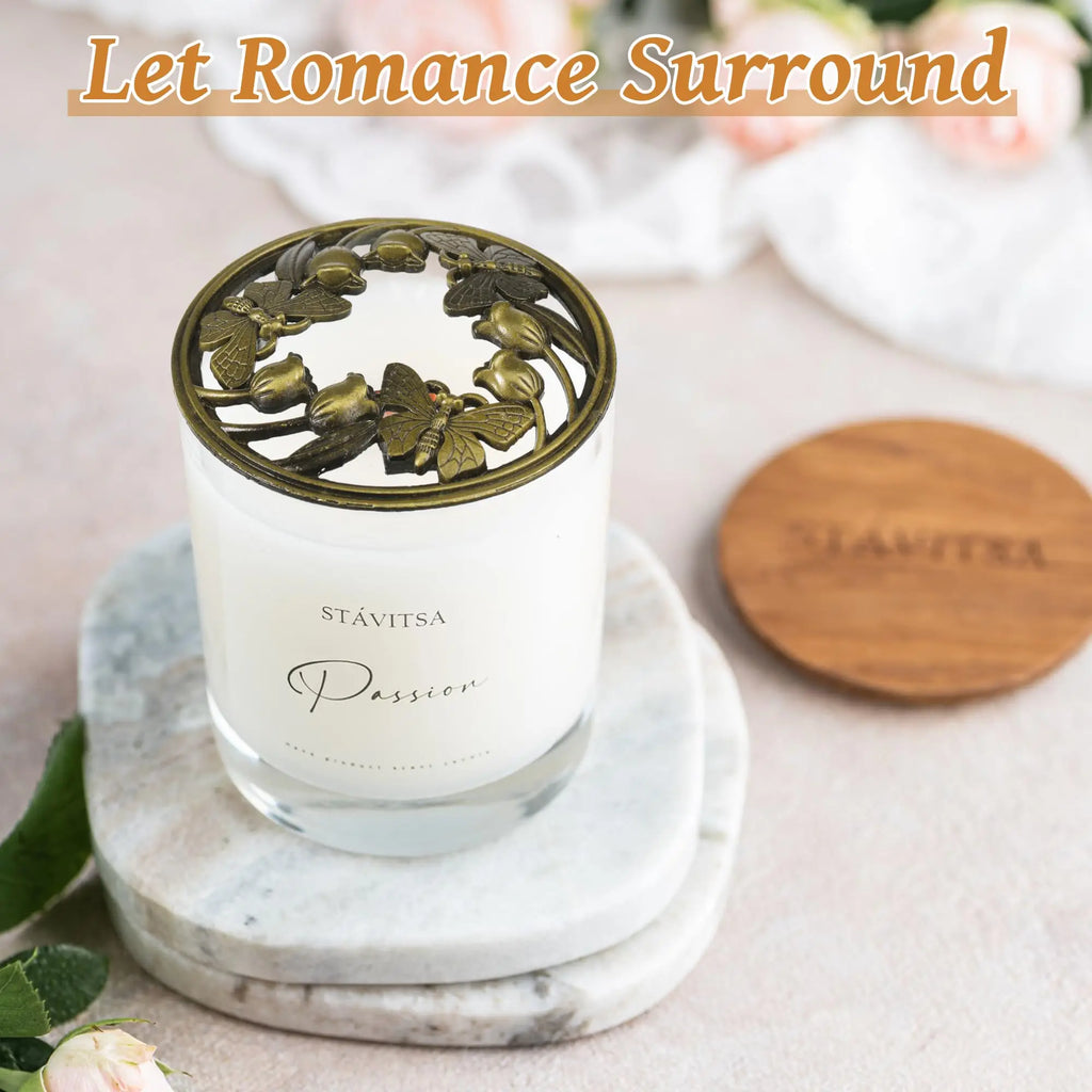 Butterfly Candle Topper Alloy Decorative Lid for Scented Candles
