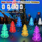 Solar Christmas Tree Lights 5M 7-Color RGB Outdoor IP65 Waterproof LED