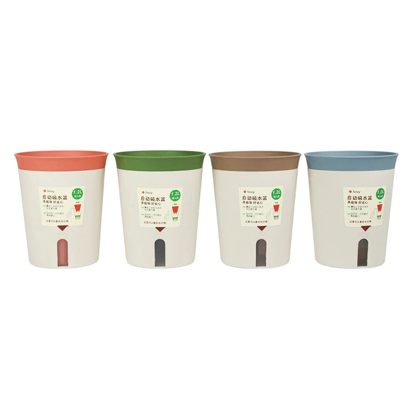 Double Layer Self-Watering Hydroponic Flower Pot