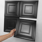 3D PVC Geometric Wall Panel Waterproof Fire-Resistant 30x30cm