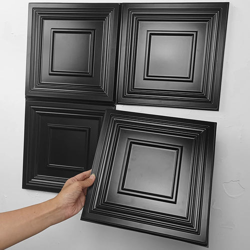 3D PVC Geometric Wall Panel Waterproof Fire-Resistant 30x30cm