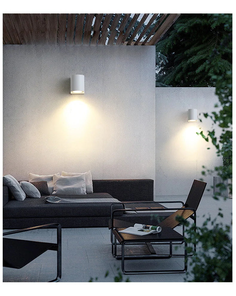 Modern Outdoor Wall Lamp GU10 IP65 Waterproof Aluminum