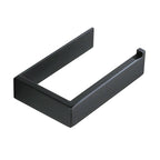 Black Self-Adhesive Toilet Paper Holder Stainless Steel Wall Mount Tissue Roll Rack