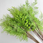 Artificial Fern Plant Branch Outdoor Exhibition Decoration
