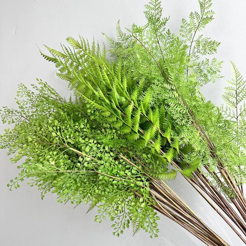 Artificial Fern Plant Branch Outdoor Exhibition Decoration