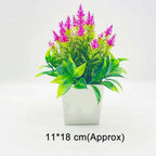 Artificial Potted Bonsai Silk Flower Plant 18cm