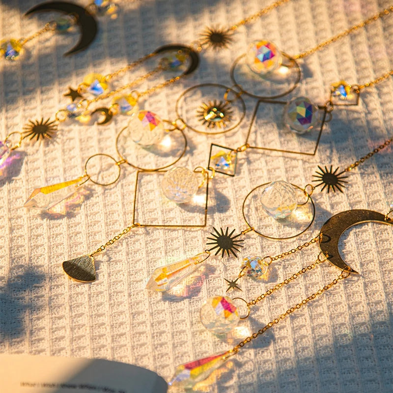 Crystal Dreamcatcher Sun Catcher Wall & Garden Hanging Decor