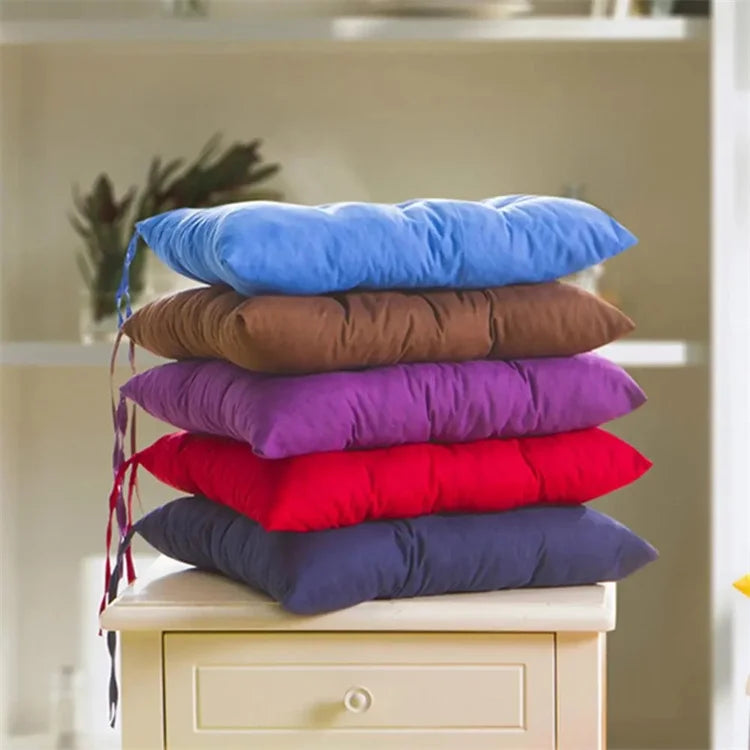 Square Anti-Decubitus Seat Cushion – Handmade Cotton Chair Pad