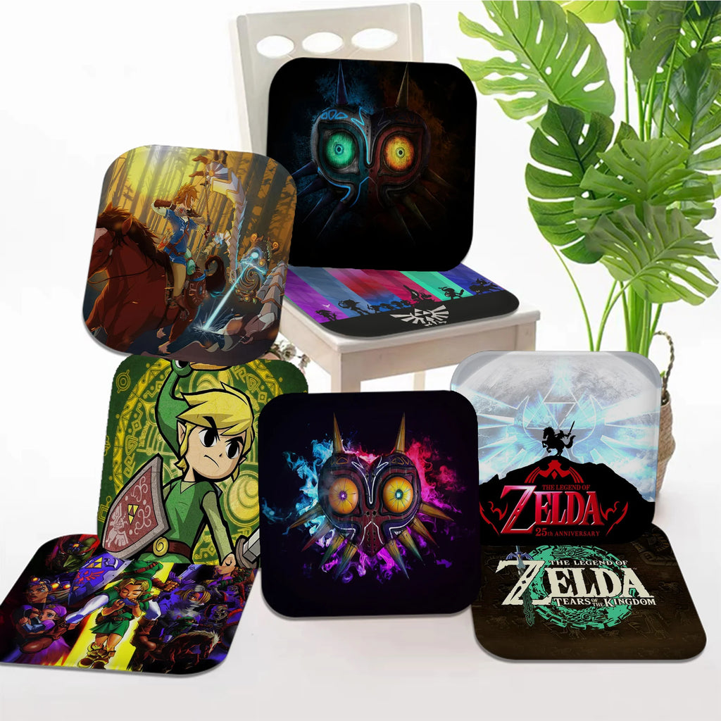 Anime Printed Seat Cushion Soft Flannel Sponge for Home & Office