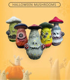 Funny Halloween Skull Mushroom Resin Sculpture Home & Garden Decor