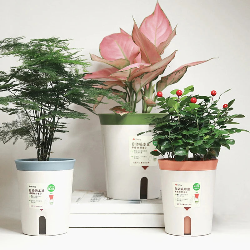 Double Layer Self-Watering Hydroponic Flower Pot