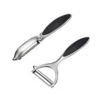 Premium Stainless Steel Vegetable & Fruit Peeler Set – Y-Shaped & I-Shaped, Ergonomic Non-Slip Handle, Eco-Friendly