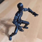 3D Printed Multi-Jointed Action Figure Poseable Robot Toy for Kids & Adults