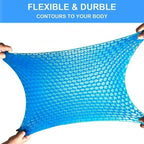 Gel Seat Cushion Honeycomb Non-Slip Ergonomic Back Tailbone Support